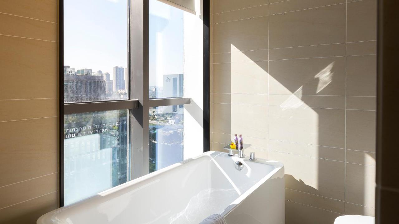 Ssaw Boutique Hotel Ningbo Cbd Dış mekan fotoğraf